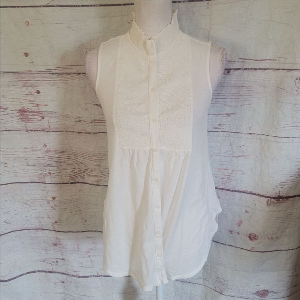 Anthropologie Akemi‎ Kin Sleeveless Mock Neck Tunic Size XS